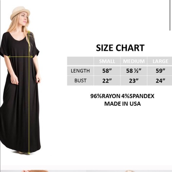 ✨Last One! NEW Short Sleeve Black Long Maxi Dress! - Picture 3 of 7